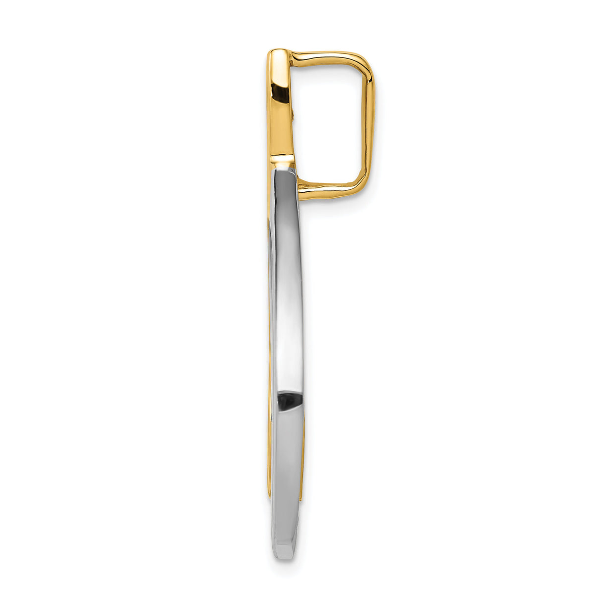 14k Two-tone Fits up to 6mm Omega, 8mm Reversible, Omega Slide-SL245