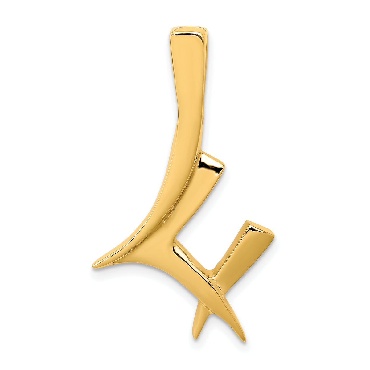 14k Fancy Polished Slide-SL270