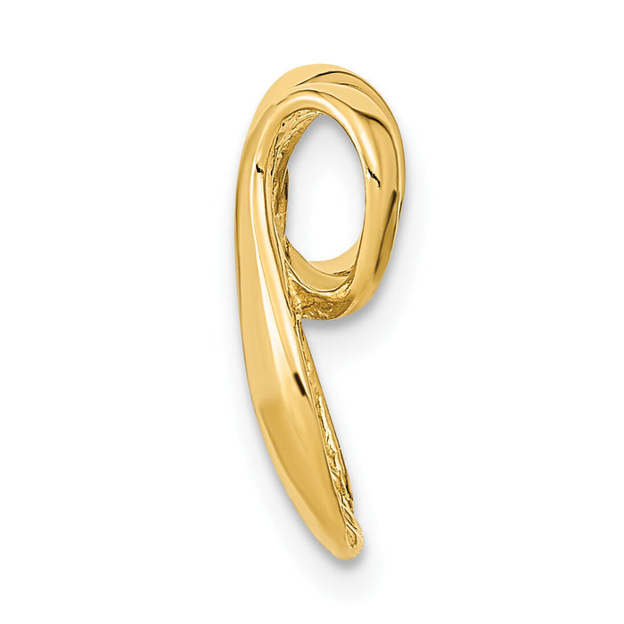 14k Fits up to 2mm Regular/4mm Fancy Fancy Omega Slide-SL291