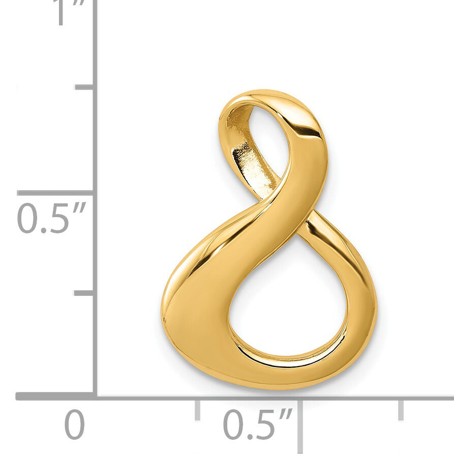14k Fits up to 3mm Regular/6mm Fancy/Reversible Fancy Omega Slide-SL292