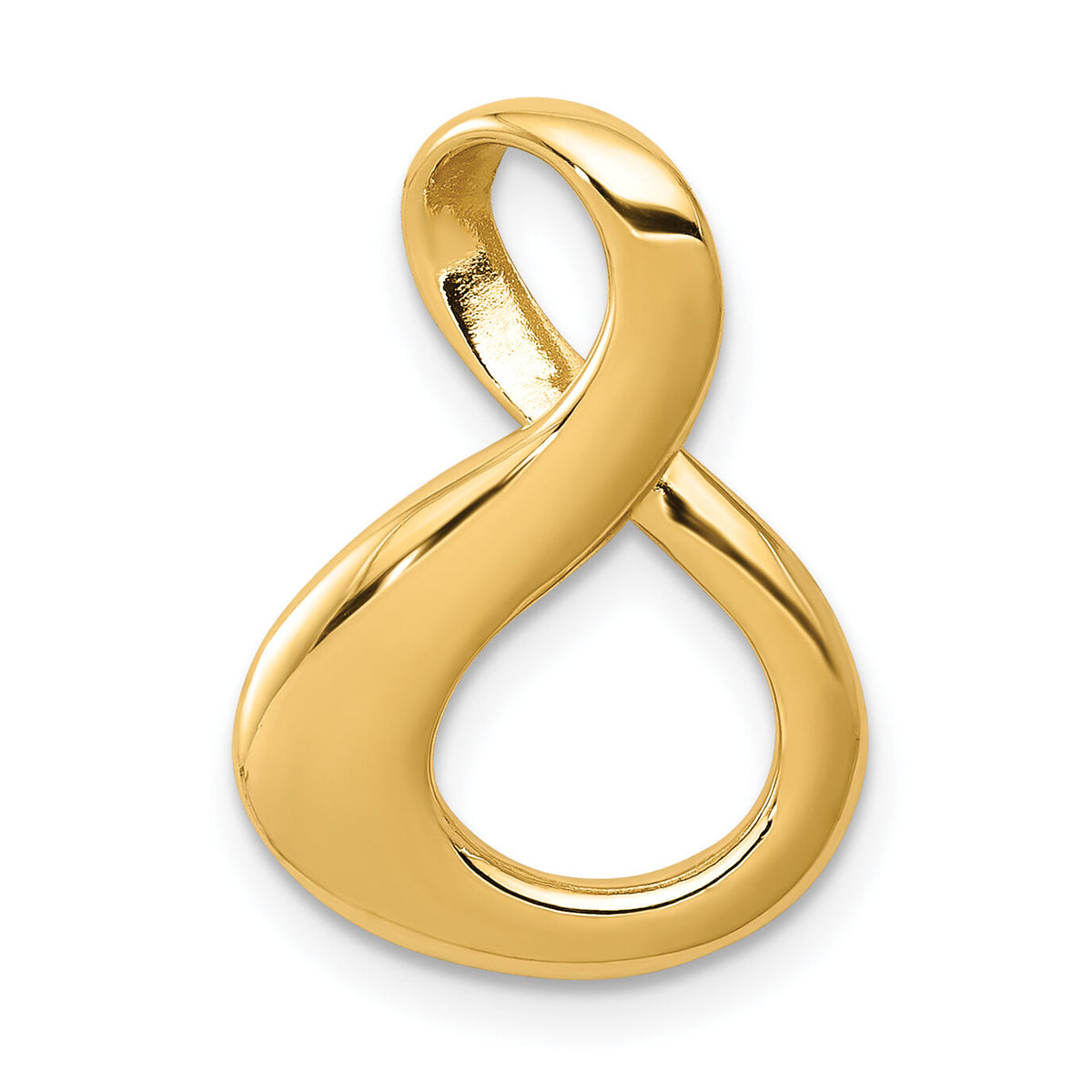 14k Fits up to 3mm Regular/6mm Fancy/Reversible Fancy Omega Slide-SL292