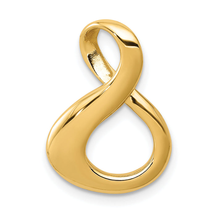 14k Fits up to 3mm Regular/6mm Fancy/Reversible Fancy Omega Slide-SL292