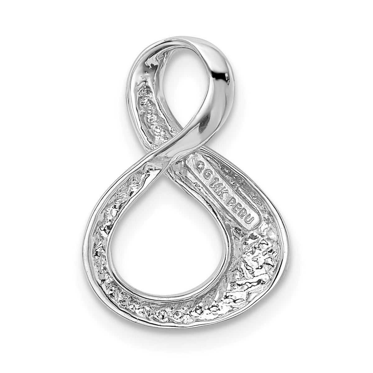 14K White Gold Slide-SL292W