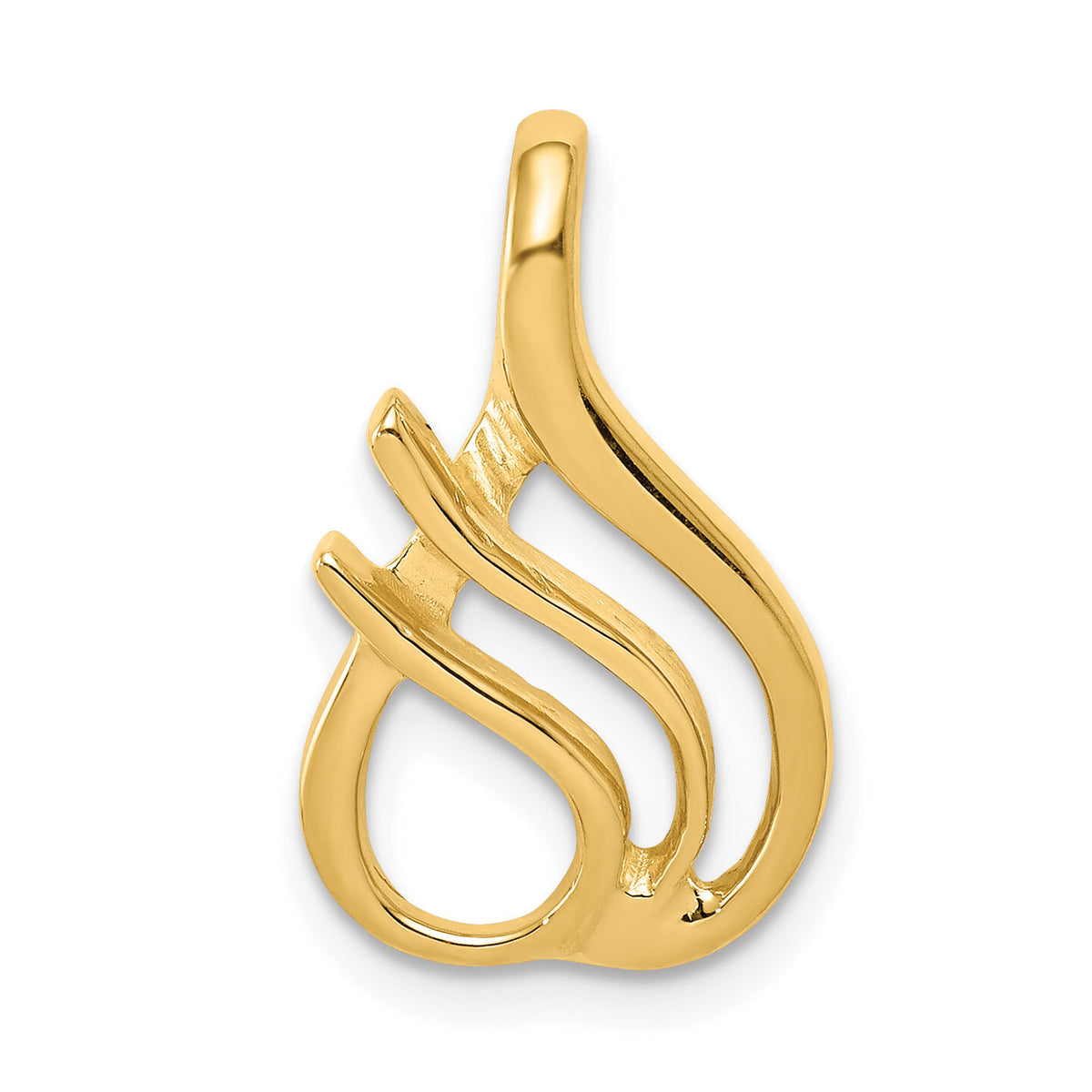 14k Fits up to 2mm Regular, 4mm Fancy Reversible Omega Slide-SL294