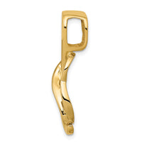 14k Two-Tone Fancy Omega Slide-SL313