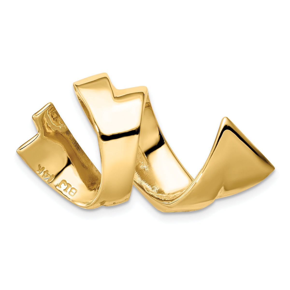 14k Fits up to 8mm Regular, 10mm Fancy Reversible Omega Slide-SL332
