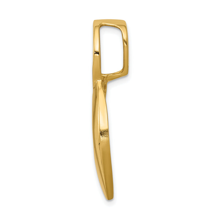 14k Fits up to 6mm Regular/8mm on Fancy/Reversible Fancy Omega Slide-SL335