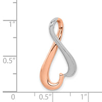 14KW and Rose Omega Slide Fits up to 4mm Regular, 6mm Fancy-SL472