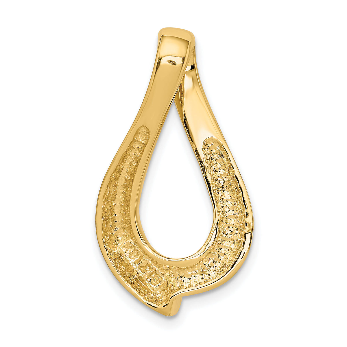14k Fits up to 8mm Regular, 10mm Fancy Reversible Omega Slide-SL48