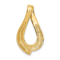 14k Fits up to 8mm Regular, 10mm Fancy Reversible Omega Slide-SL48
