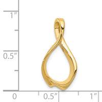 14k Fits up to 2mm Omega, 4mm Reversible, Omega Slide-SL527