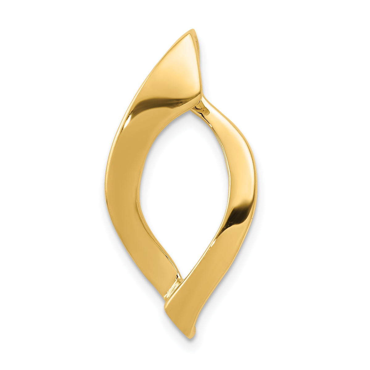 14k Fits up to 8mm Regular, 10mm Fancy Reversible Omega Slide-SL532