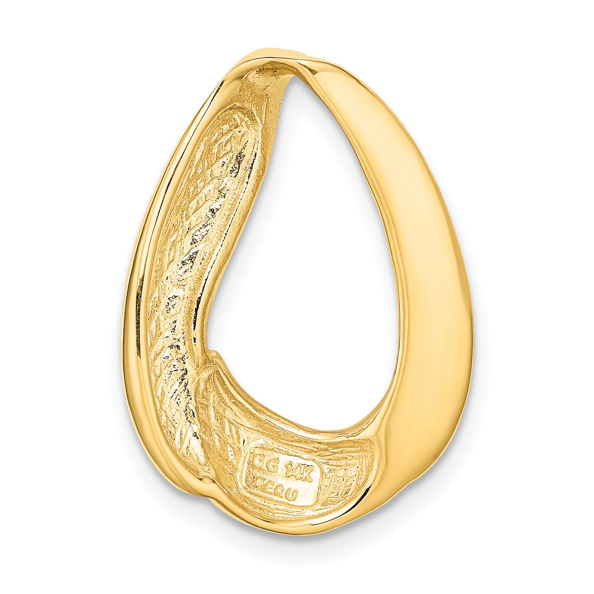 14k Oval Slide-SL540