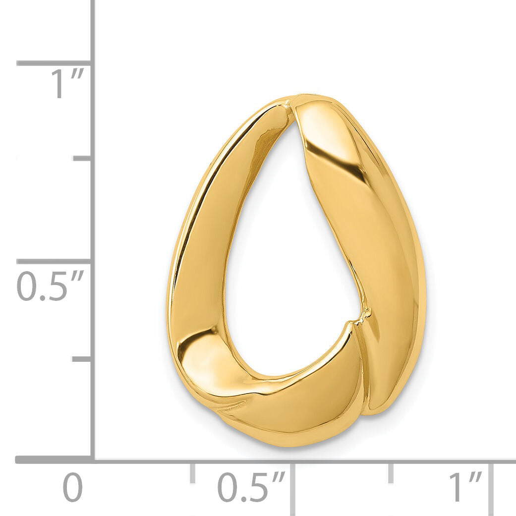 14k Oval Slide-SL540