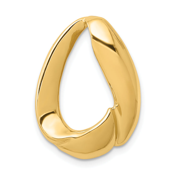 14k Oval Slide-SL540