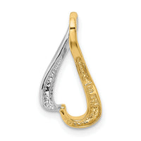 14k Two-tone Slide-SL548