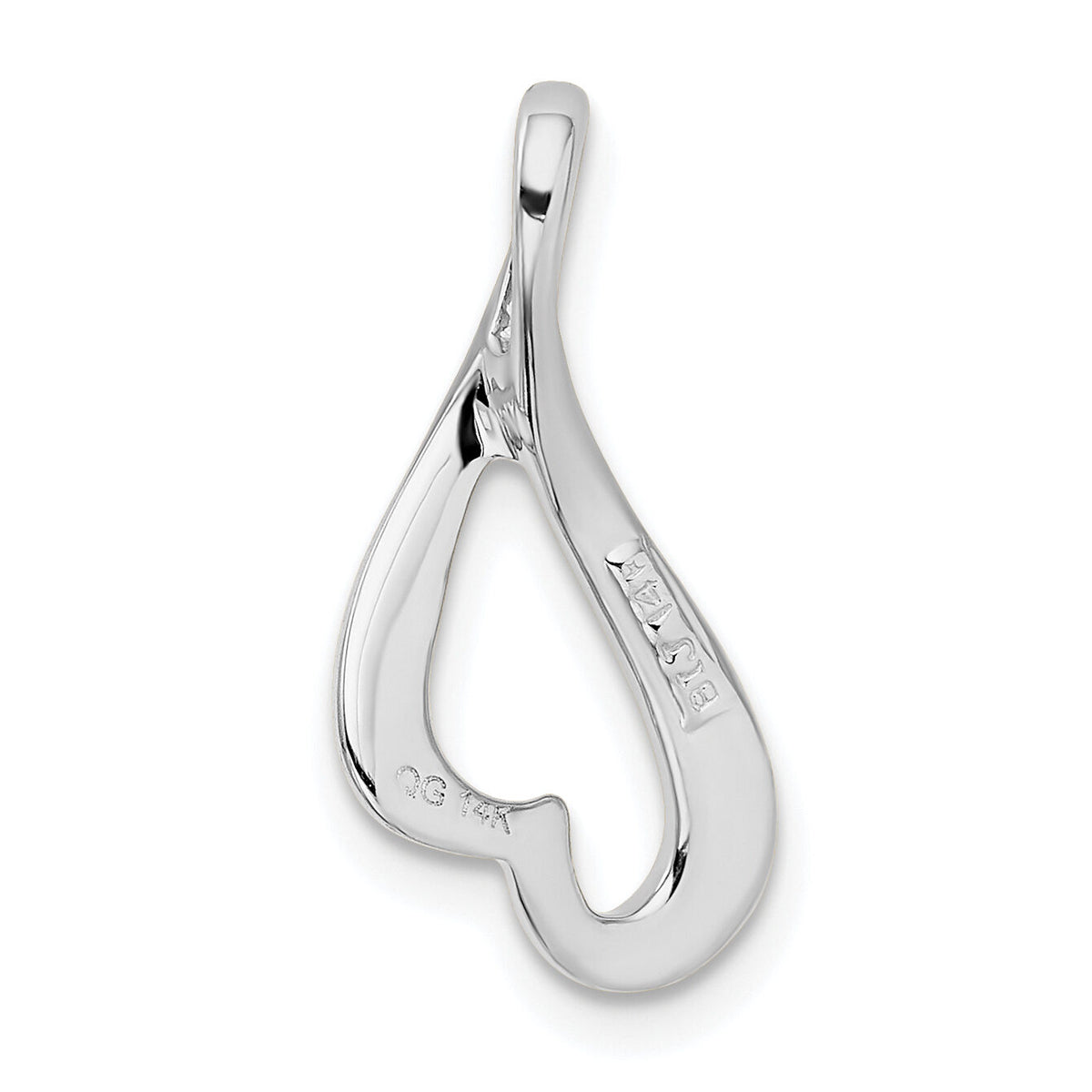14k White Gold Slide-SL549W