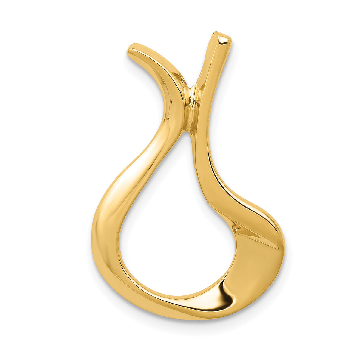 14K Polished Slide-SL563