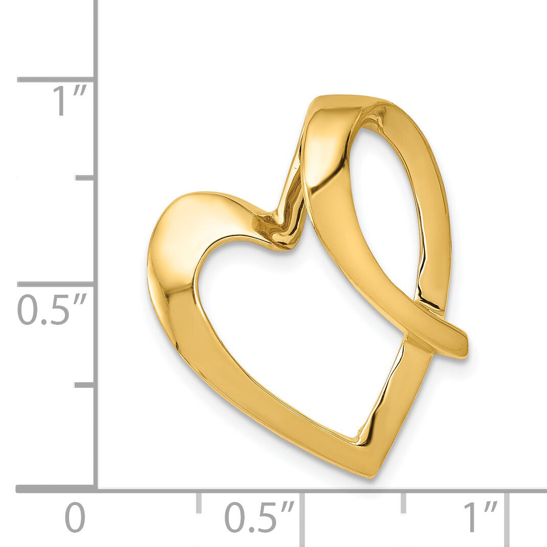 14K Heart Slide-SL567