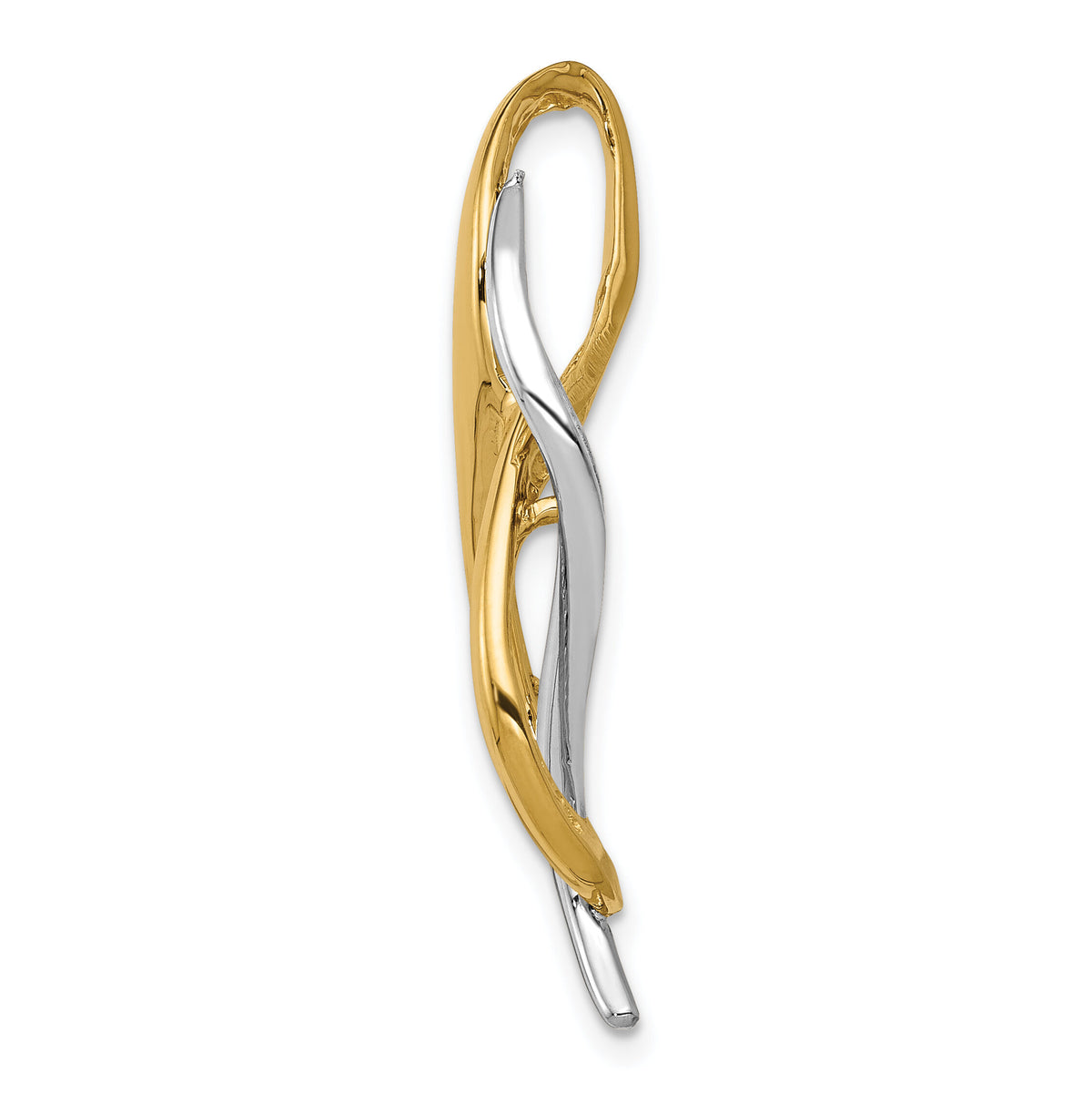 14K Two-Tone Slide-SL582