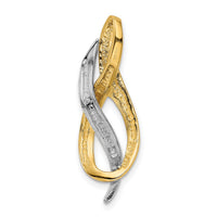 14K Two-Tone Slide-SL582