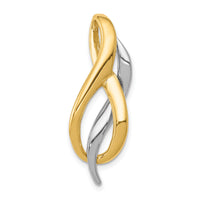 14K Two-Tone Slide-SL582