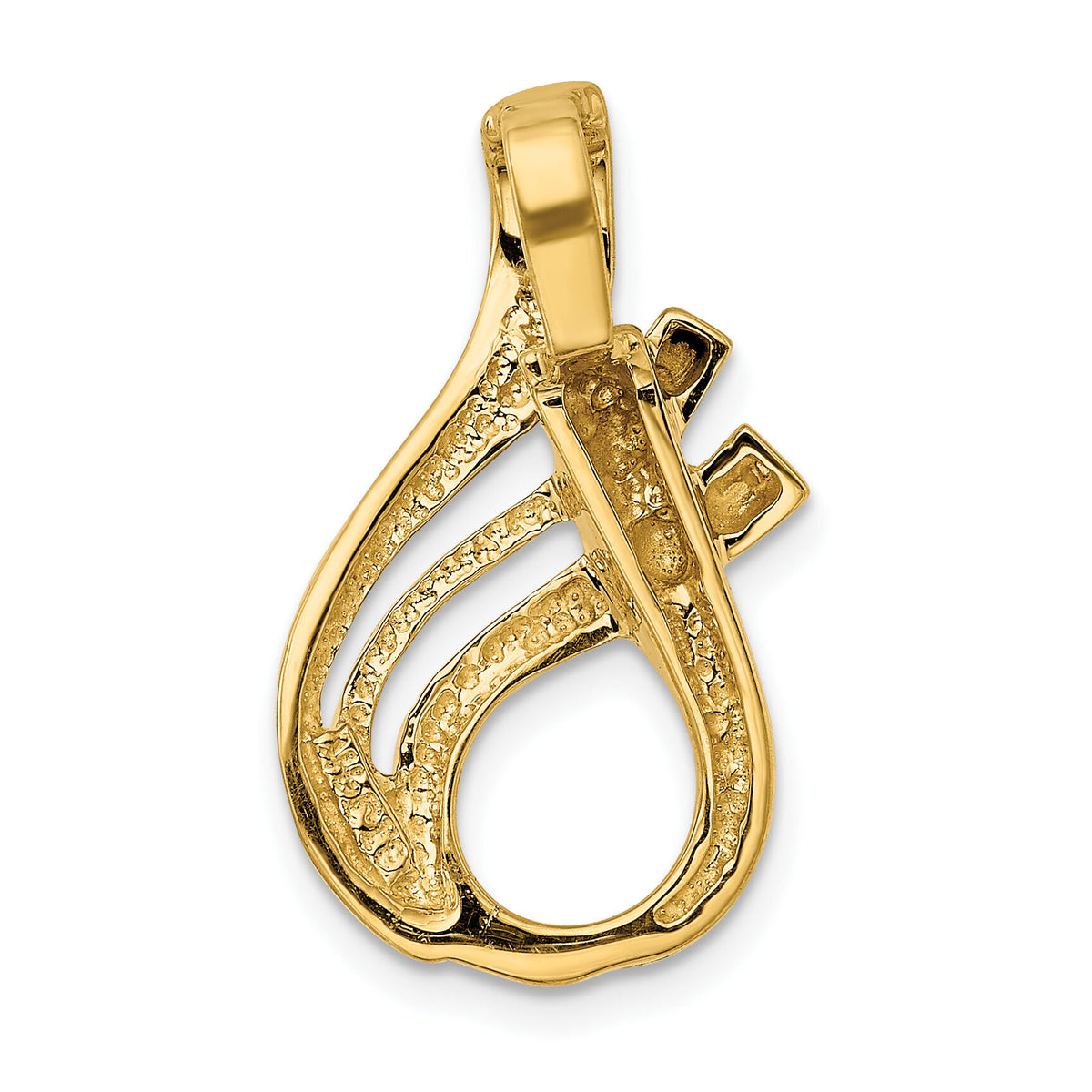 14k Fits up to 5mm Omega, 6mm Reversible, Omega Slide-SL59