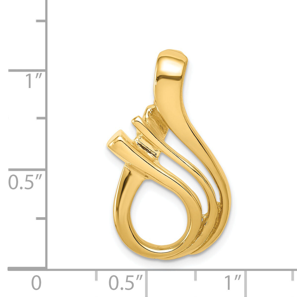 14k Fits up to 5mm Omega, 6mm Reversible, Omega Slide-SL59