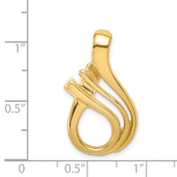 14k Fits up to 5mm Omega, 6mm Reversible, Omega Slide-SL59