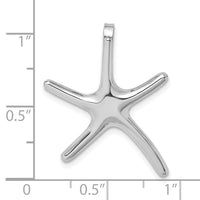 14K White Gold Starfish Chain Slide-SL609W