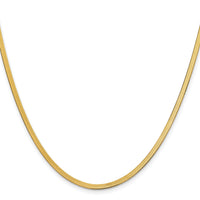 14k 2.5mm Silky Herringbone Chain-SLK020-16