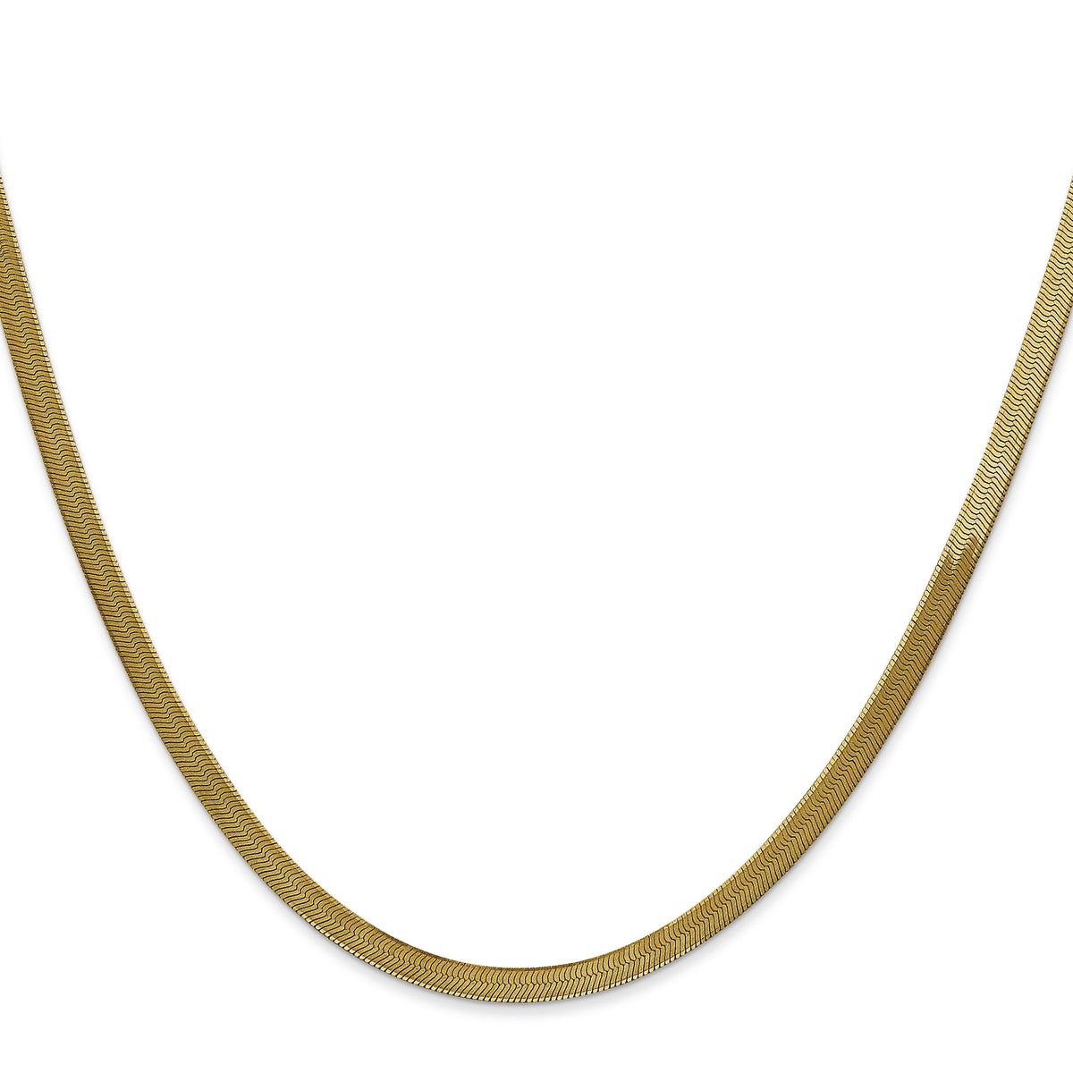 14k 3mm Silky Herringbone Chain-SLK025-30