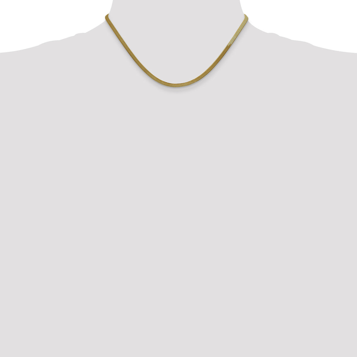 14k 3mm Silky Herringbone Chain-SLK025-16