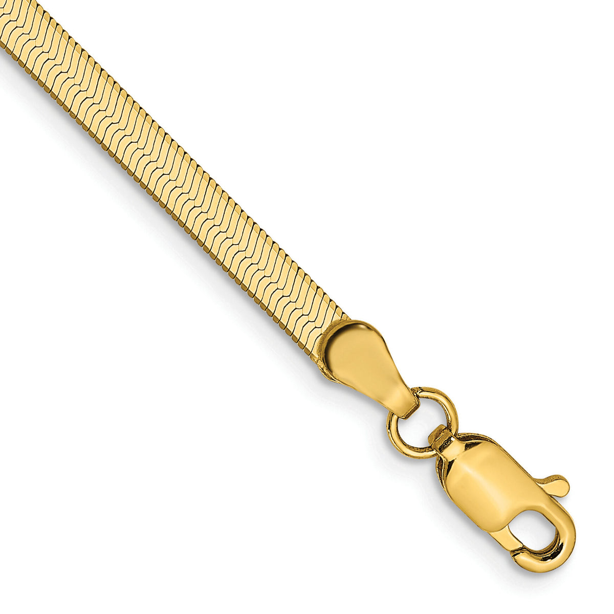 14k 3mm Silky Herringbone Chain-SLK025-8