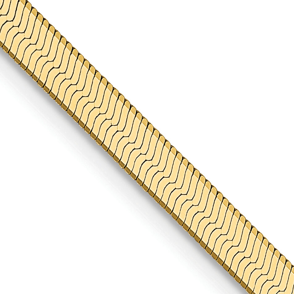 14k 3mm Silky Herringbone Chain-SLK025-24