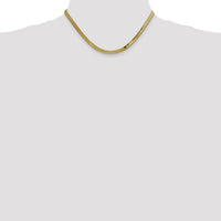 14k 4mm Silky Herringbone Chain-SLK040-16