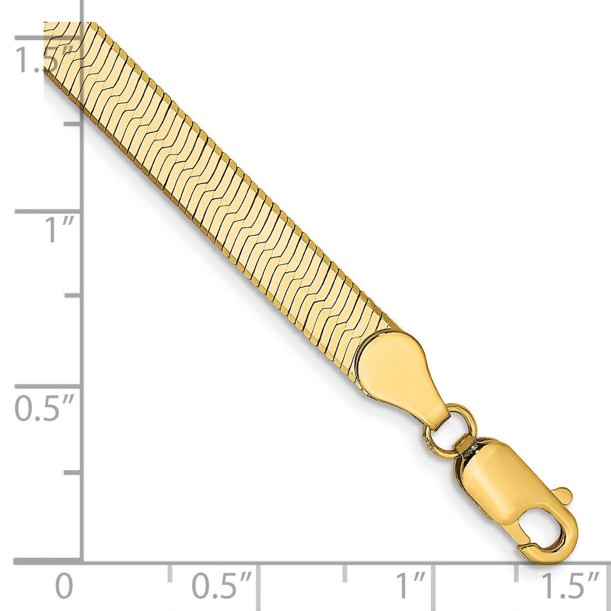 14k 5mm Silky Herringbone Chain-SLK050-8