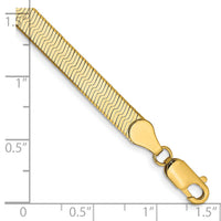 14k 5mm Silky Herringbone Chain-SLK050-8