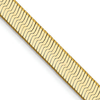 14k 5mm Silky Herringbone Chain-SLK050-18