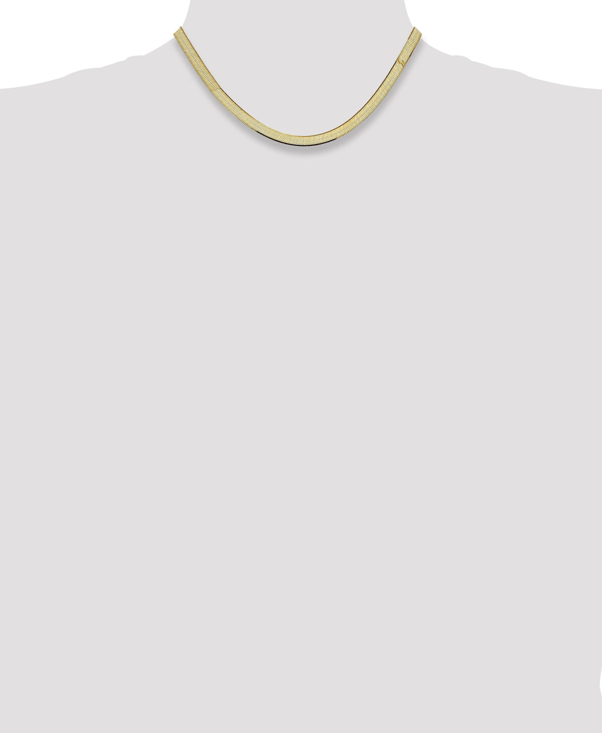 14k 5.5mm Silky Herringbone Chain-SLK055-16