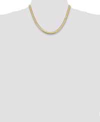 14k 5.5mm Silky Herringbone Chain-SLK055-18
