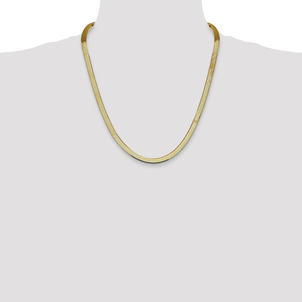 14k 5.5mm Silky Herringbone Chain-SLK055-22