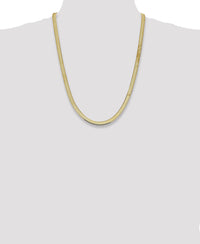 14k 5.5mm Silky Herringbone Chain-SLK055-24