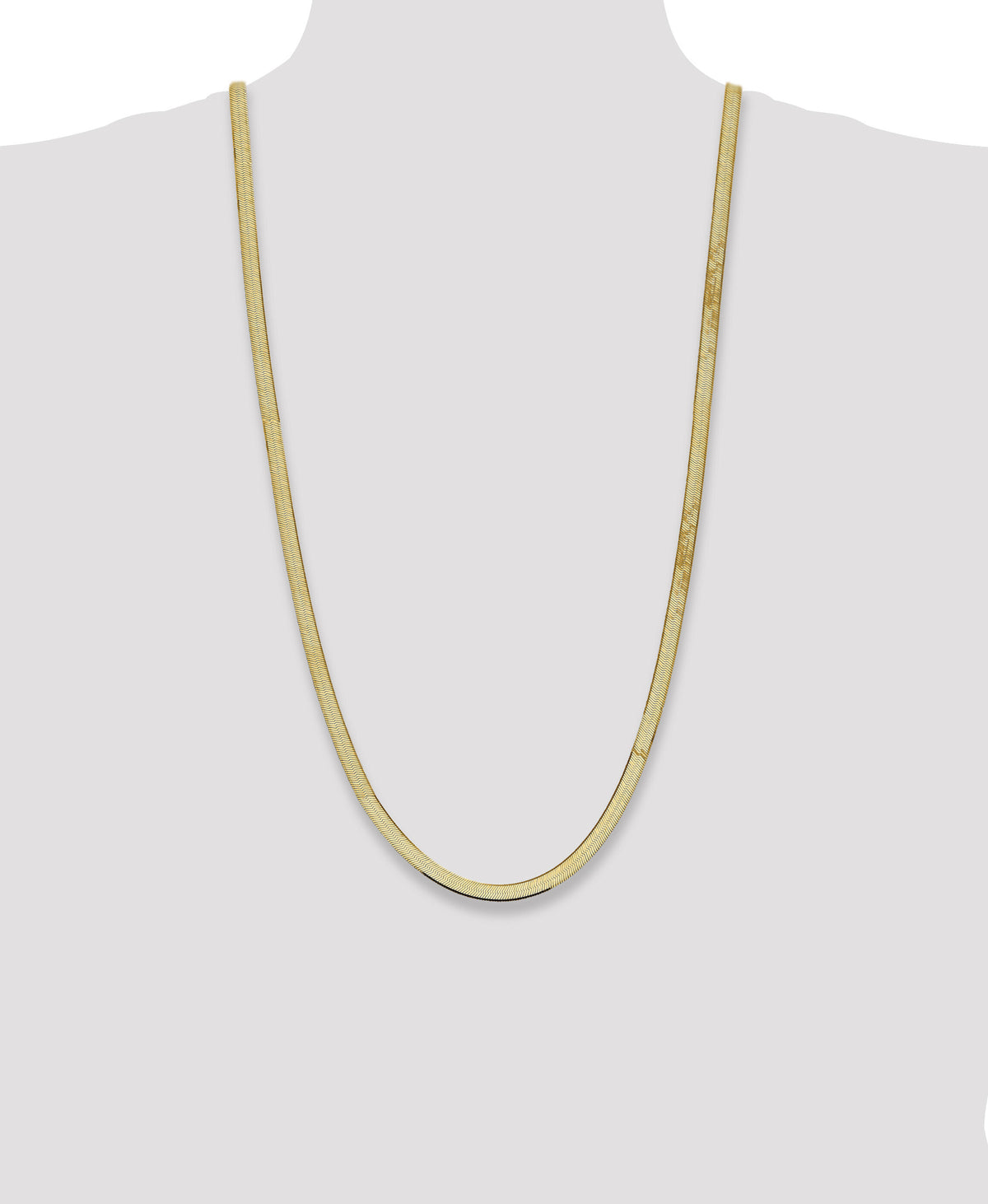 14k 5.5mm Silky Herringbone Chain-SLK055-30