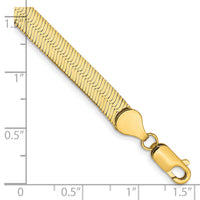 14k 5.5mm Silky Herringbone Chain-SLK055-7