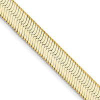 14k 5.5mm Silky Herringbone Chain-SLK055-18