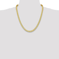 14k 6.5mm Silky Herringbone Chain-SLK065-22