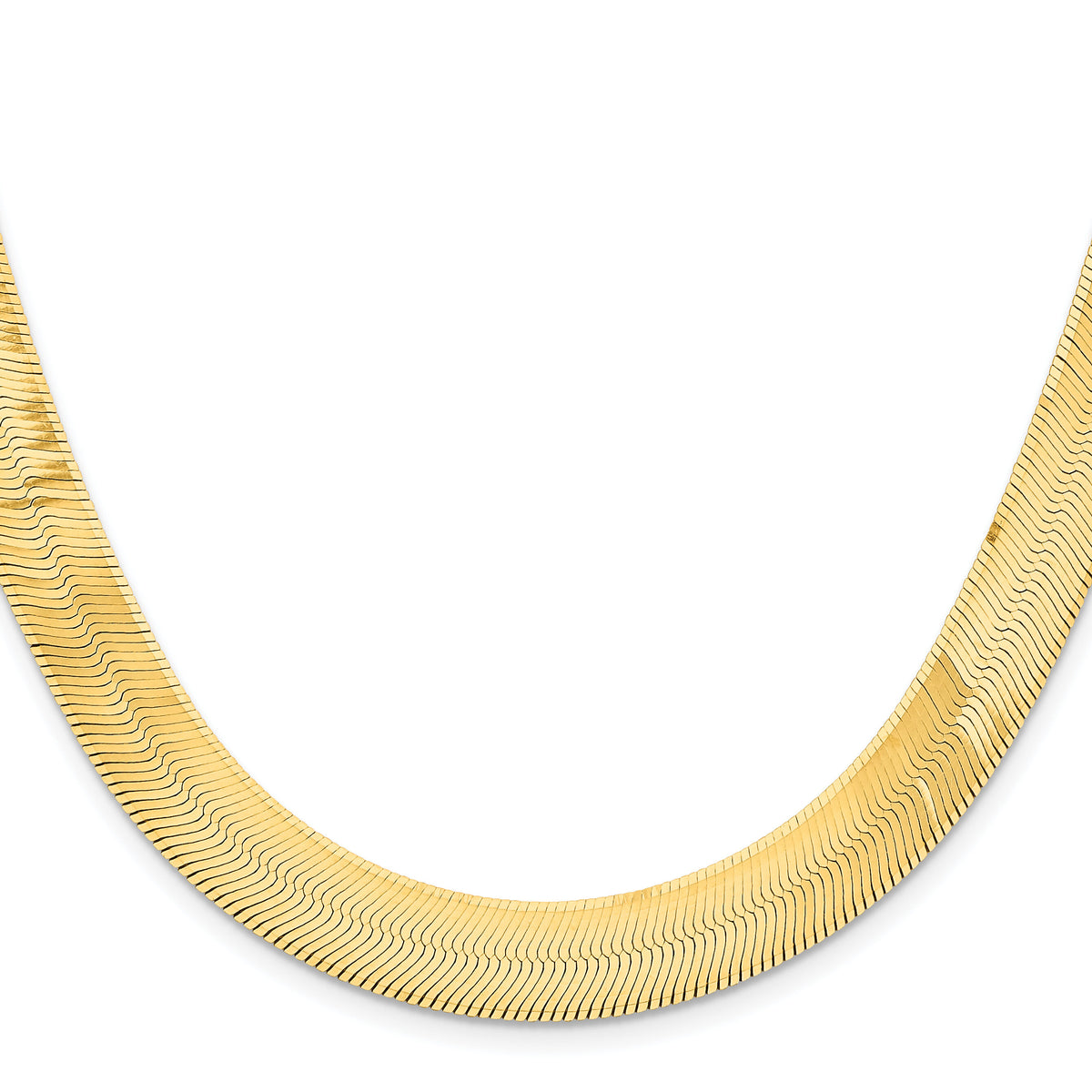 14k 10mm Silky Herringbone Chain-SLK100-22