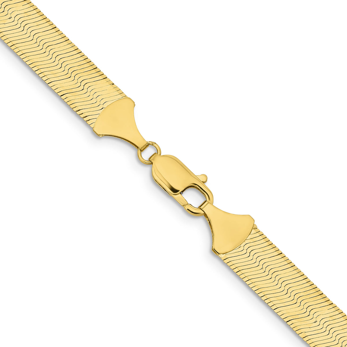 14k 10mm Silky Herringbone Chain-SLK100-22