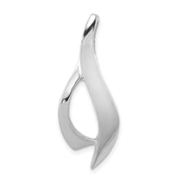 14k White Gold Designer Slide-SLW108